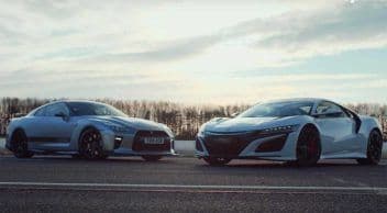 Honda Nsx Vs Nissan Gt-R Drag Yarışı