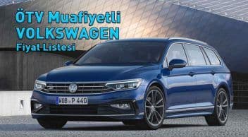 Ötv Muafiyetli Volkswagen Fiyat Listesi – Haziran 2020