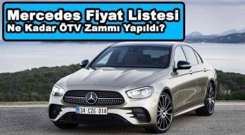 Mercedes Fiyat Listesi ne Kadar Ötv Zammı Yapıldı?