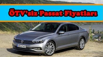 Ötv’siz Volkswagen Passat Ekim 2020 Fiyat Listesi