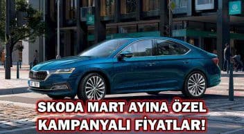 2021 Skoda Mart Ayına Özel Kampanyalı Fiyat Listesi