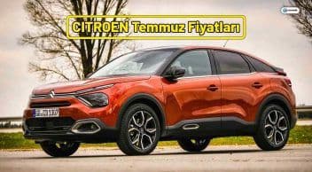 Citroen Temmuz 2021 Fiyat Listesi