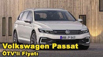 Volkswagen Passat Ötv’li Yeni Fiyat Listesi