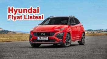 Hyundai Fiyat Listesi Eylül