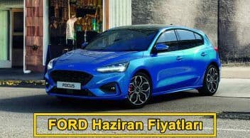 Ford Haziran 2021 Fiyat Listesi