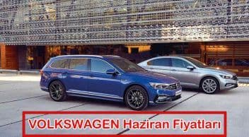 Volkswagen Haziran 2021 Fiyat Listesi