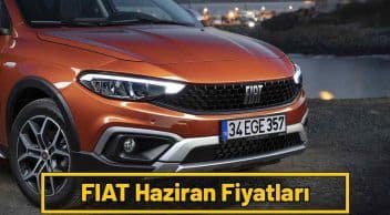 Fiat Haziran 2021 Fiyat Listesi