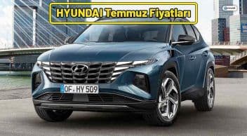 Hyundai Temmuz 2021 Fiyat Listesi