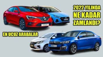 En Ucuz Arabaların 2022 Yılındaki Fiyat Değişimi