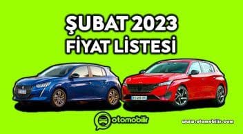 Peugeot Şubat 2023 Fiyat Listesi Açıklandı